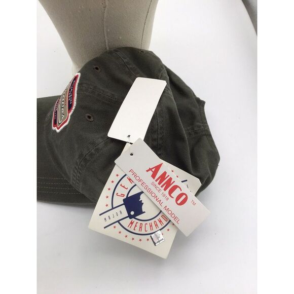 Atlanta Braves Hat Adjustable Strap By Annco Embroidered Olive - Picture 10 of 10